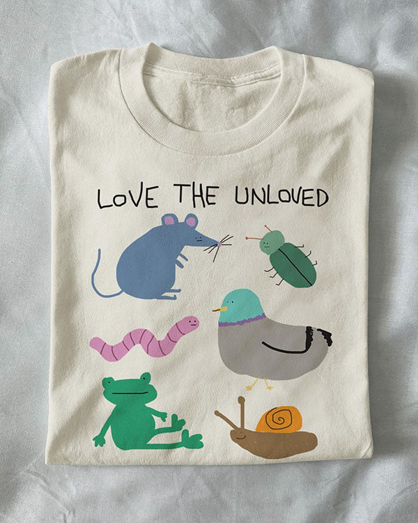 Unisex Love The Unloved Animal Funny T-Shirt