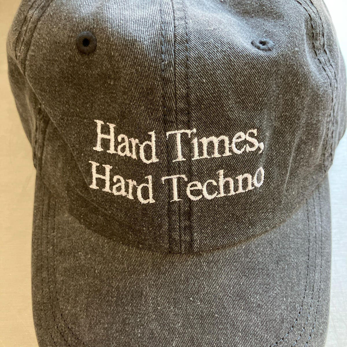 Hard Times Hard Techno Wash Baseball Cap