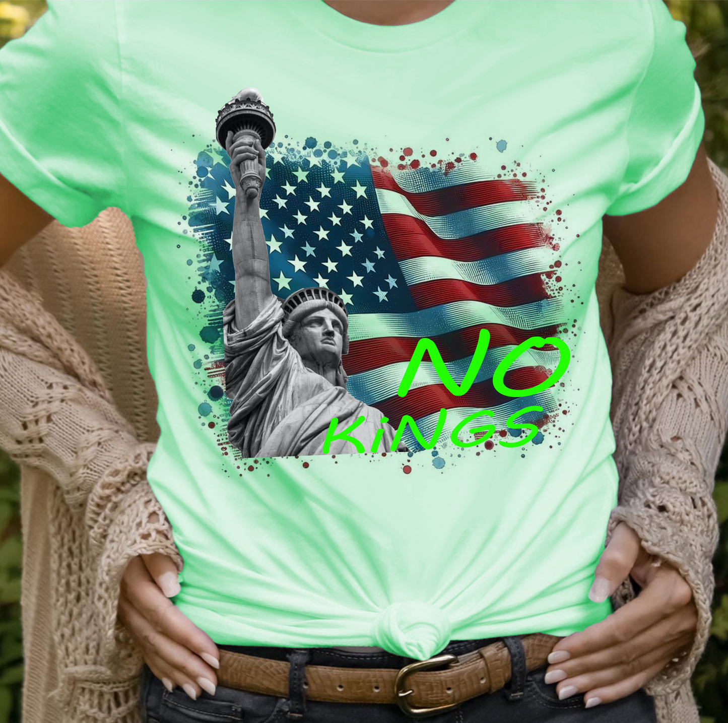 Lady Liberty America Has no Foreign Country T-Shirt