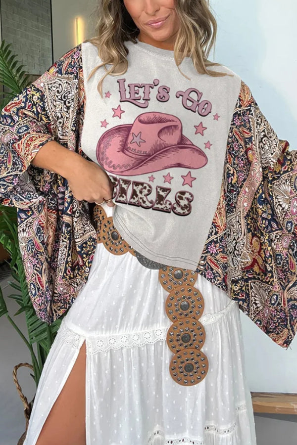 Western Mix & Match Tee(No Patch)