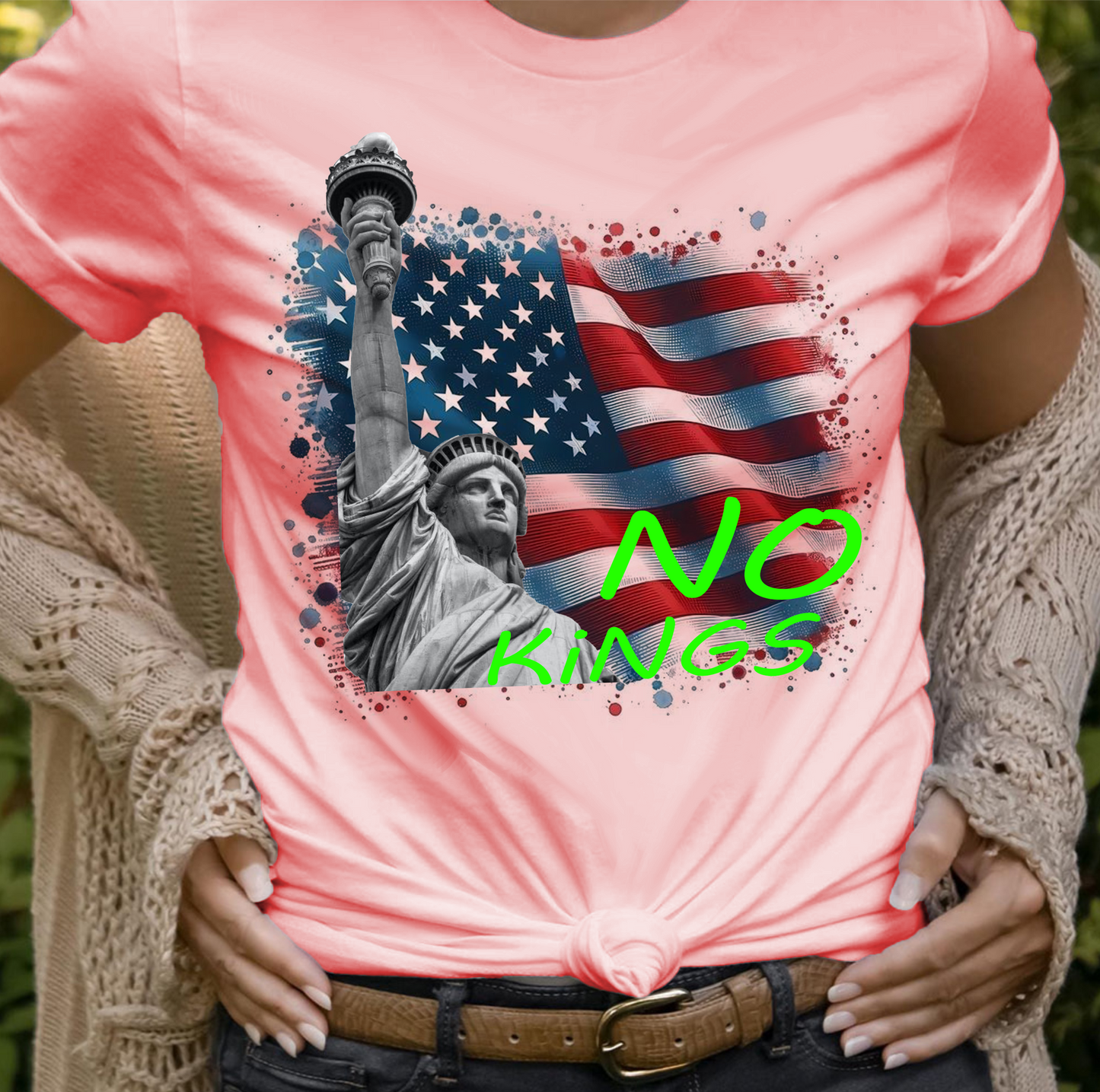 Lady Liberty America Has no Foreign Country T-Shirt