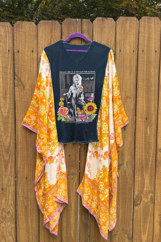 Dolly Parton V-neck Mix & Match Tee （No Patch）
