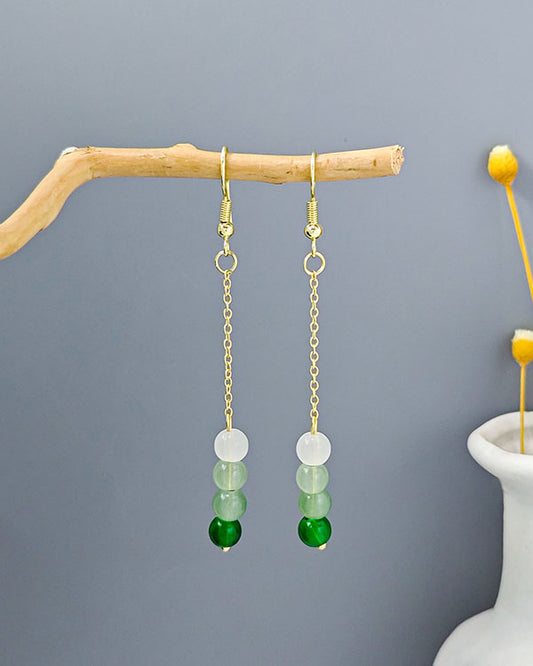 Vintage Beads Alloy Earrings