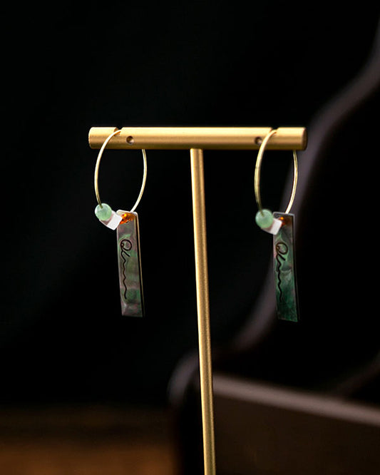 Retro Beads Earrings