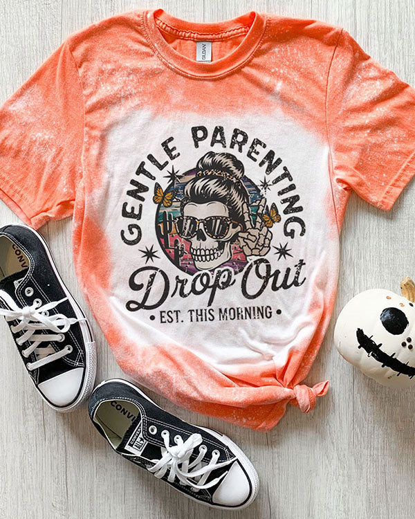 Gentle Parenting Skull Mom Life T-Shirt