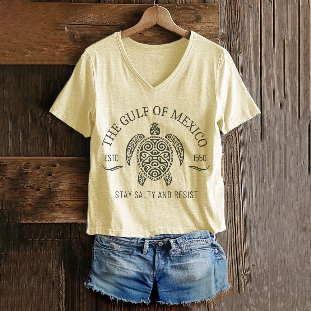 Gulf of Mexico Stay Salty Resistance T-Shirt
