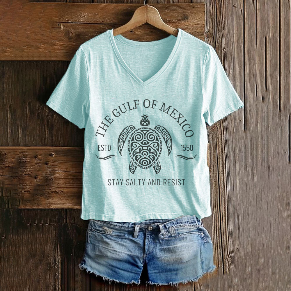 Gulf of Mexico Stay Salty Resistance T-Shirt