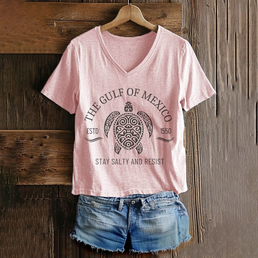 Gulf of Mexico Stay Salty Resistance T-Shirt