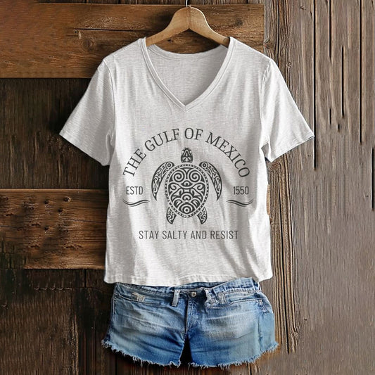 Gulf of Mexico Stay Salty Resistance T-Shirt