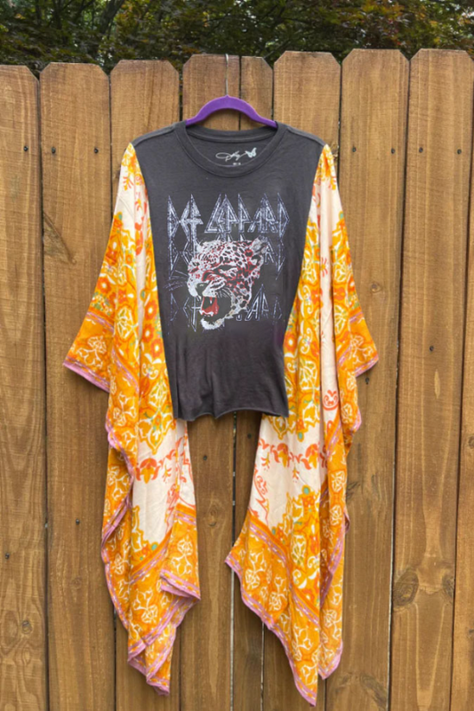 Def Leppard Mix & Match Tee （No Patch）