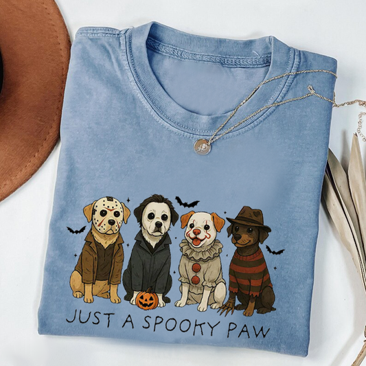 Retro Halloween  Dog Lover T-Shirt
