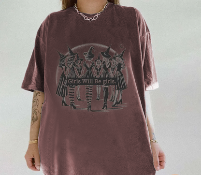 Witch Hand in Hand Print  Halloween Gift  Halloween T-Shirt