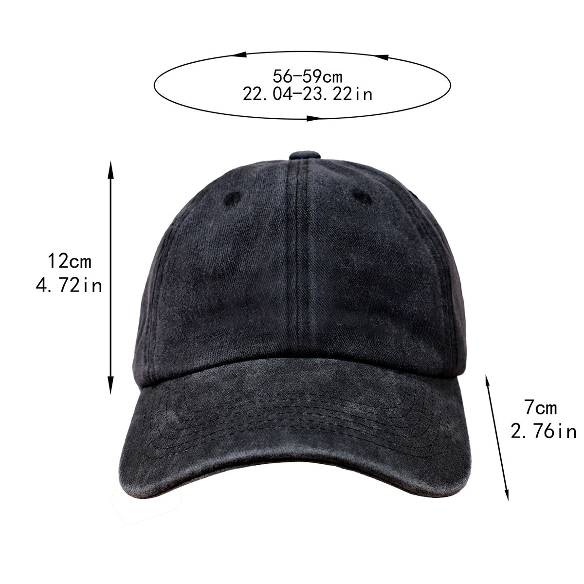 Hard Times Hard Techno Wash Baseball Cap