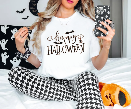 Happy Halloween Printed T-shirt